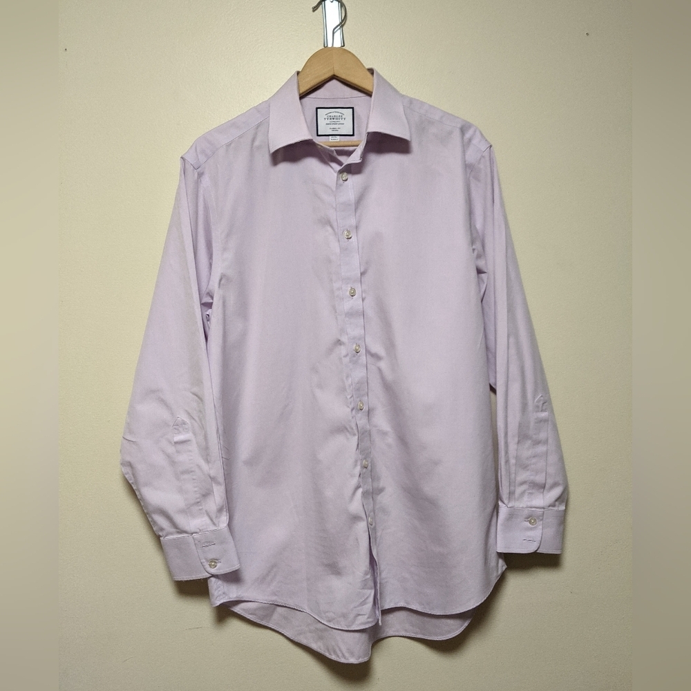 Charles Tyrwhitt Purple Dress Shirt Classic Style
